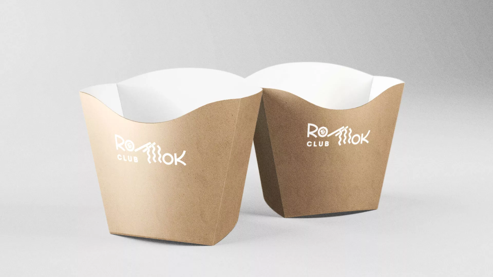 Создание логотипа суши-бара «Roll Wok Club» в Набережных Челнах